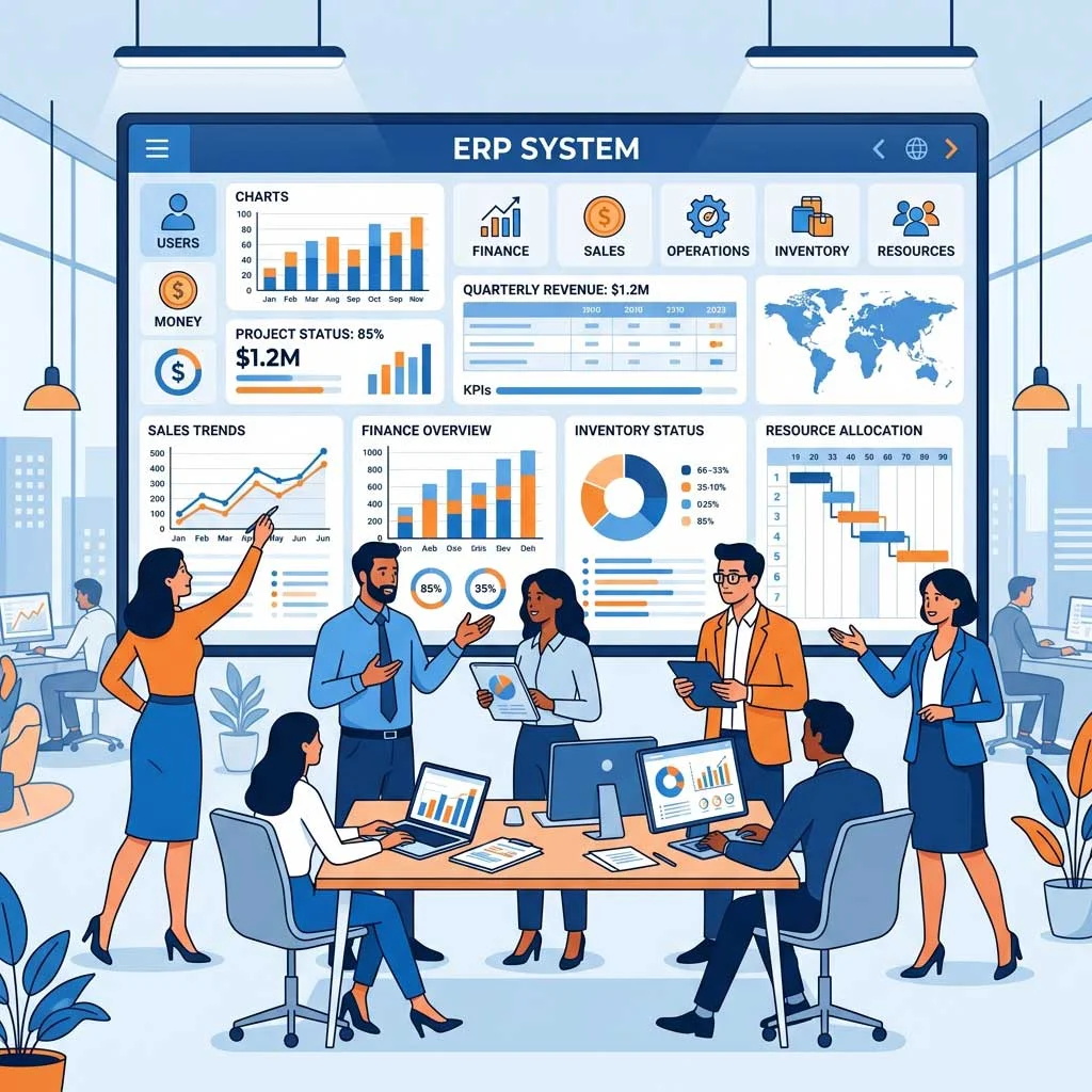 ERP Software for Manufacturing Industry - NexureSoft Mumbai